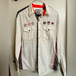 Button down American Fighter shirt 2XL